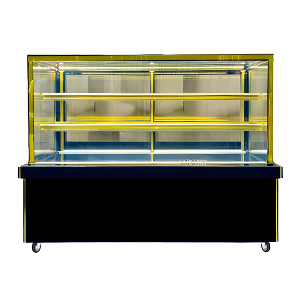 Hình ảnh Tủ bánh kem 3 tầng kính vuông 1800mm GB-5004L.Z mặt chính diện