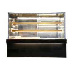 Tủ bánh kem 3 tầng kính vuông 1m2 đá nhô