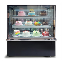 Tủ bánh kem Berjaya kính vuông RCS12SB13-2FB