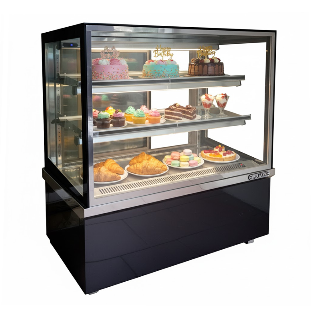 Tủ bánh kem Berjaya kính vuông RCS12SB13-2FB