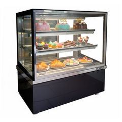 Tủ bánh kem Berjaya kính vuông RCS12SB13-2FB