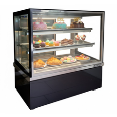 Tủ bánh kem Berjaya kính vuông RCS15SB13-2FB