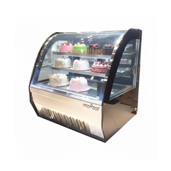 Tủ bánh kem mini để bàn kính cong Snow Queen 70cm