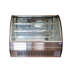 Tủ bánh kem mini để bàn kính cong Snow Queen 70cm