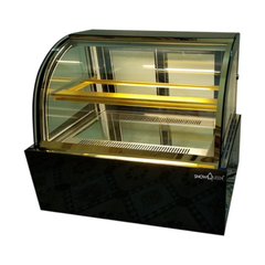 Tủ bánh kem mini để bàn kính cong Snow Queen 90cm