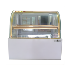 Tủ bánh kem mini để bàn kính cong Snow Queen 90cm