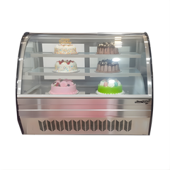 Tủ bánh kem mini để bàn kính cong Snow Queen 90cm