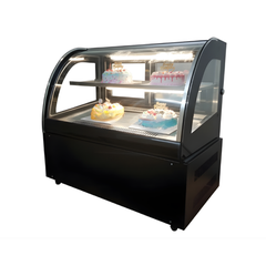 Tủ bánh kem mini để bàn kính cong Snow Queen 90cm ( phòng điều hòa)