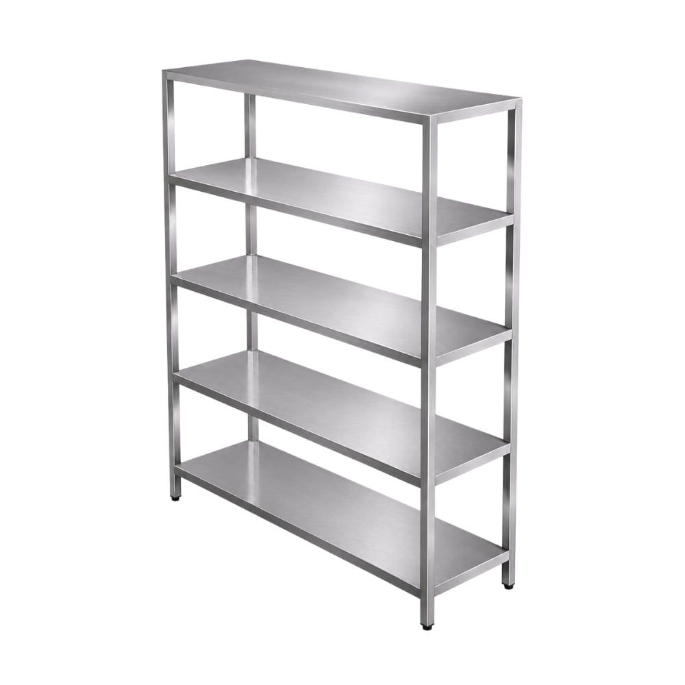 Kệ bếp inox 5 tầng giá phẳng TC-KBP05