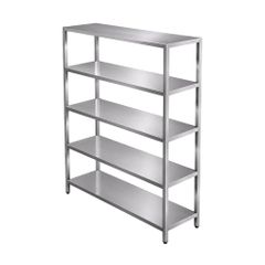 Kệ bếp inox 5 tầng giá phẳng TC-KBP05