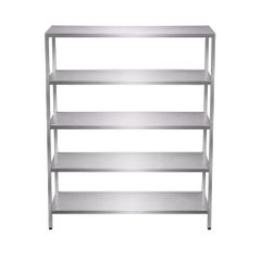 Kệ bếp inox 5 tầng giá phẳng TC-KBP05