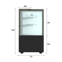 Tủ trưng bày 3 tầng SunTrump CRYSTAL-3-1200