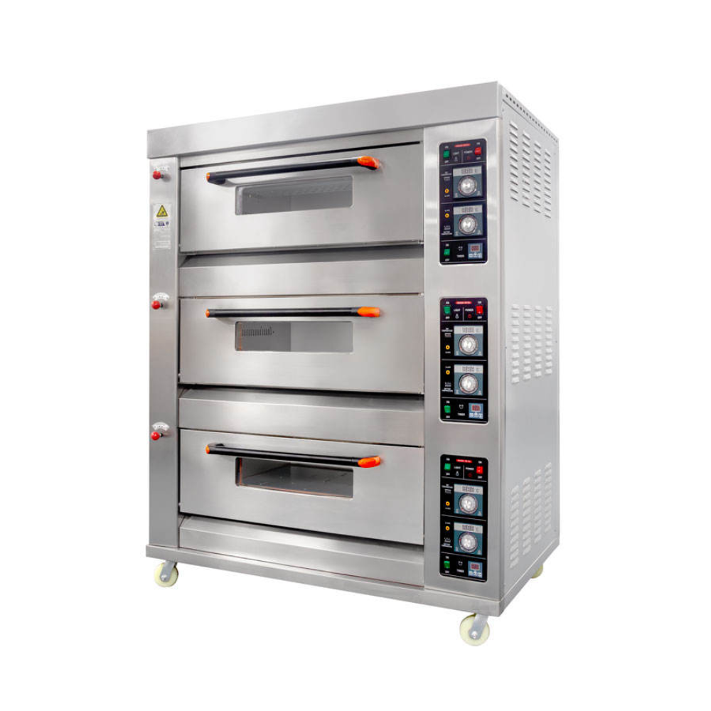 Lò nướng 3 tầng 6 khay Hongling HLY-306F dùng gas