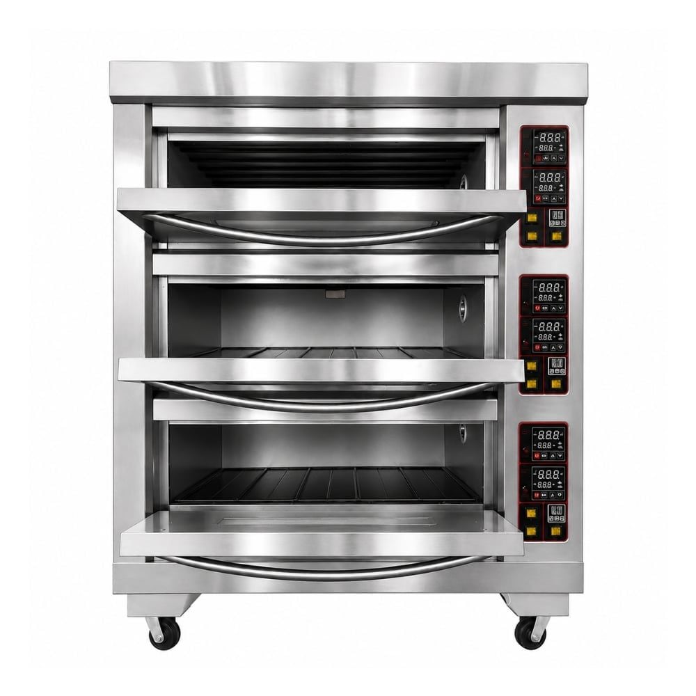 Lò nướng bánh dùng điện 3 Tầng 9 khay BERJAYA BJY-E25KW-3BDD