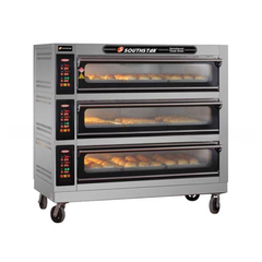 Lò nướng bánh dùng Gas 3 tầng 9 khay