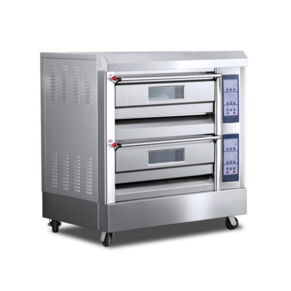 Lò nướng dùng gas 2 tầng 4 khay Hongling model HLY-204DB