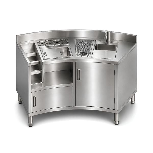 Quầy pha chế inox TC-QPCP03