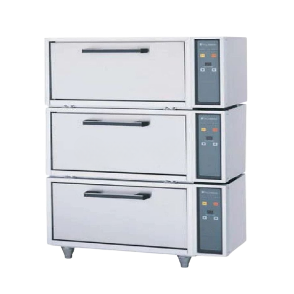 Hình ảnh Tủ Cơm Công Nghiệp 3 Ngăn 21Kg Bằng Gas Fujimak FRC21FA-AP