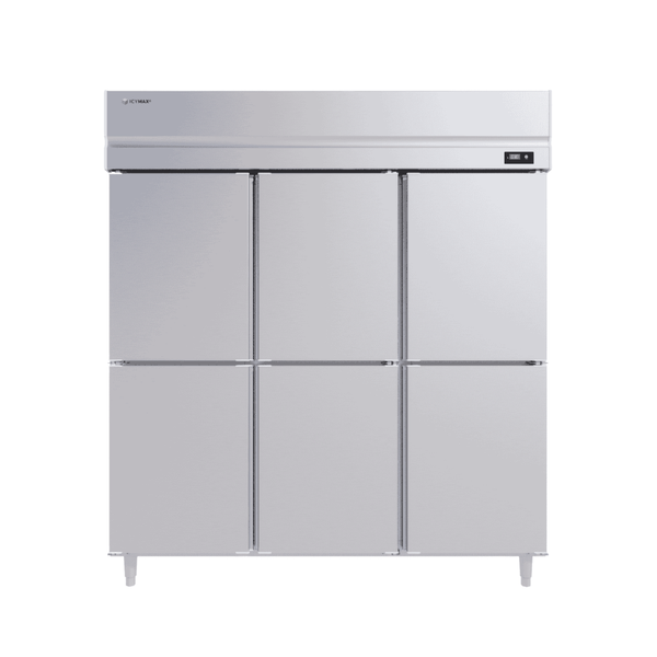 Hình ảnh chính diện củ Tủ đông 6 cánh DDQ.6I1750 dạng đứng