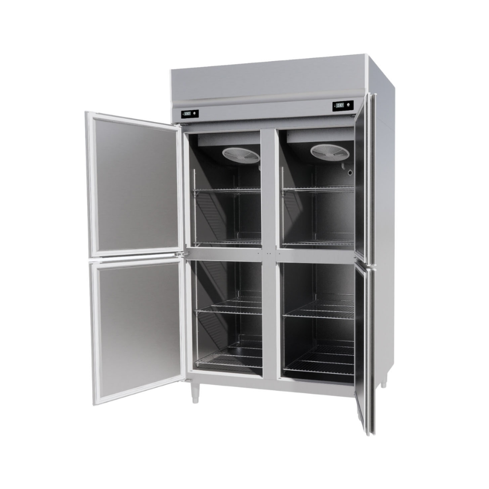 Tủ đông mát 4 cánh inox DMDQ.4I1100