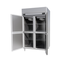 Tủ đông mát 4 cánh inox DMDQ.4I1100