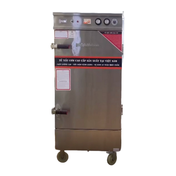 Hình ảnh Tủ hấp cơm 12 khay dùng điện (nấu 36Kg gạo/lần)