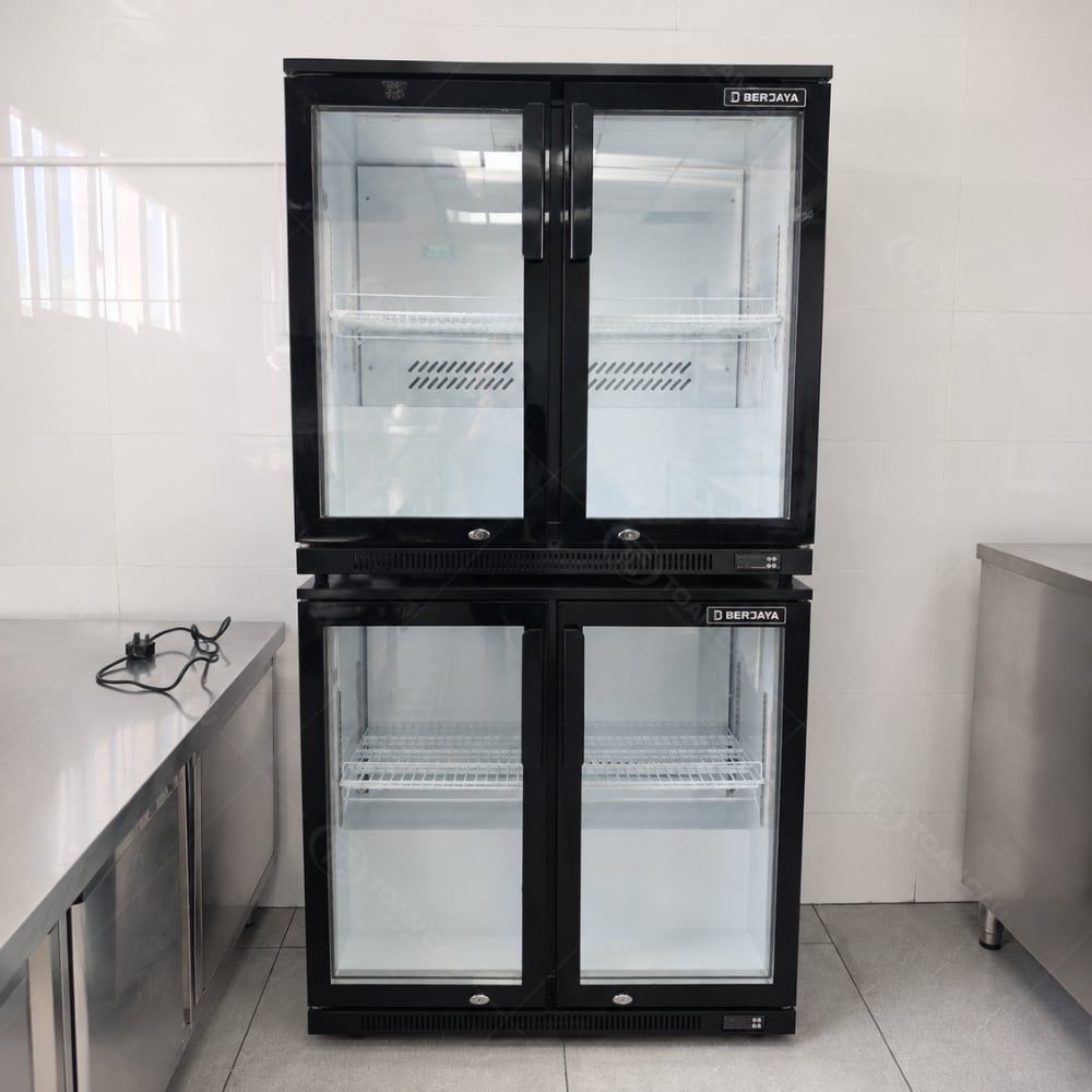 Tủ mát quầy bar Berjaya BJY-2DBC198BS-B
