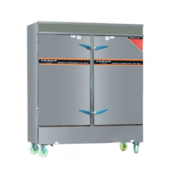 Tủ nấu cơm 2 cửa 24 khay dùng điện (nấu 60Kg-70kg gạo/lần)