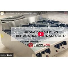 Bếp âu Berjaya 6 họng OB6-17