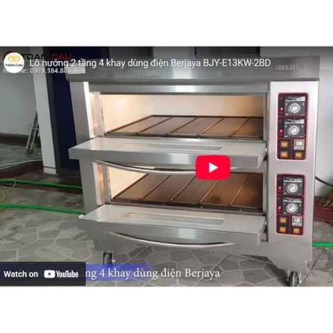 Lò nướng 2 tầng 4 khay dùng điện Berjaya BJY-E13KW-2BD