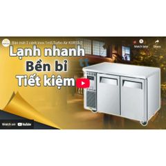 Bàn mát 2 cánh inox 1m5 Turbo Air KUR15-2