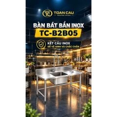 Bàn Bát Bẩn Inox TC-B2B05