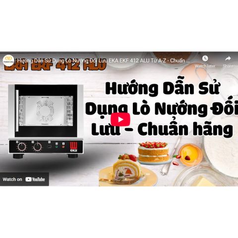 Lò nướng đối lưu 4 khay dùng điện EKF 412 ALU