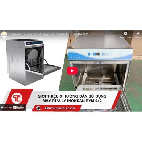 Máy rửa ly Inoksan INO-BYM042T-RA-D nhập khẩu Thổ Nhĩ Kỳ