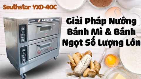 Lò nướng southstar 2 tầng 4 khay dùng điện YXD-40C