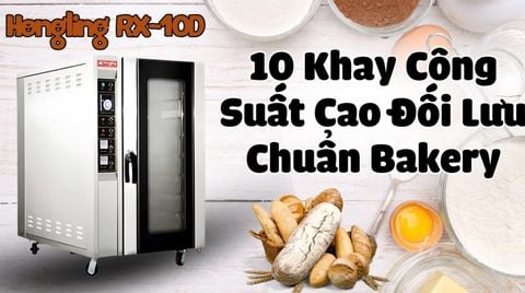 Lò nướng đối lưu Hongling 10 khay dùng điện RX-10D