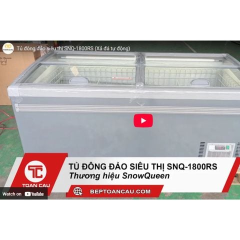 Tủ đông đảo siêu thị SNQ-1800RS (Xả đá tự động)