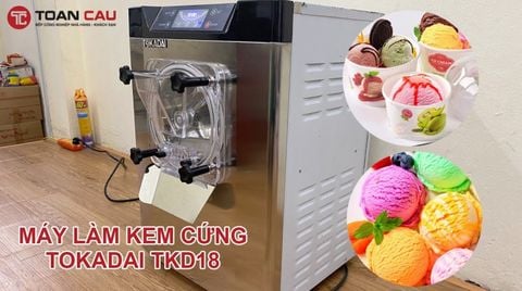 Máy làm kem cứng để bàn Tokadai TKD18