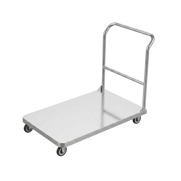 Xe đẩy inox 1 tầng TC-XD01