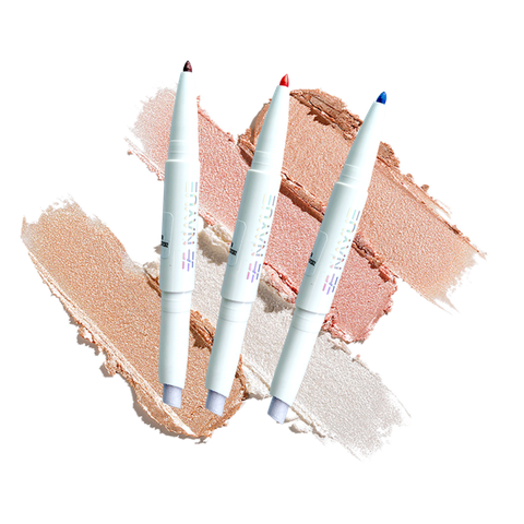  2 In 1 Eyeliner Kẻ mắt kết hợp nhũ mắt 