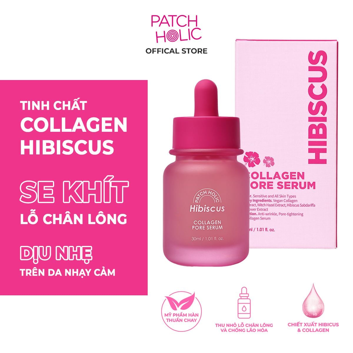  Serum Giảm Nếp Nhăn Và Se Nhỏ Lỗ Chân Lông Patch Holic 