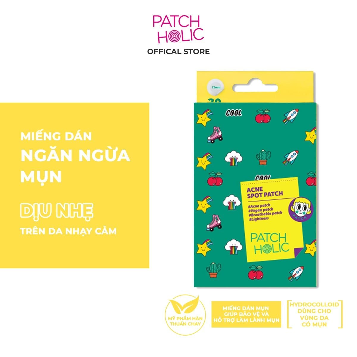  Miếng Dán Ngăn Ngừa Mụn Patch Holic 