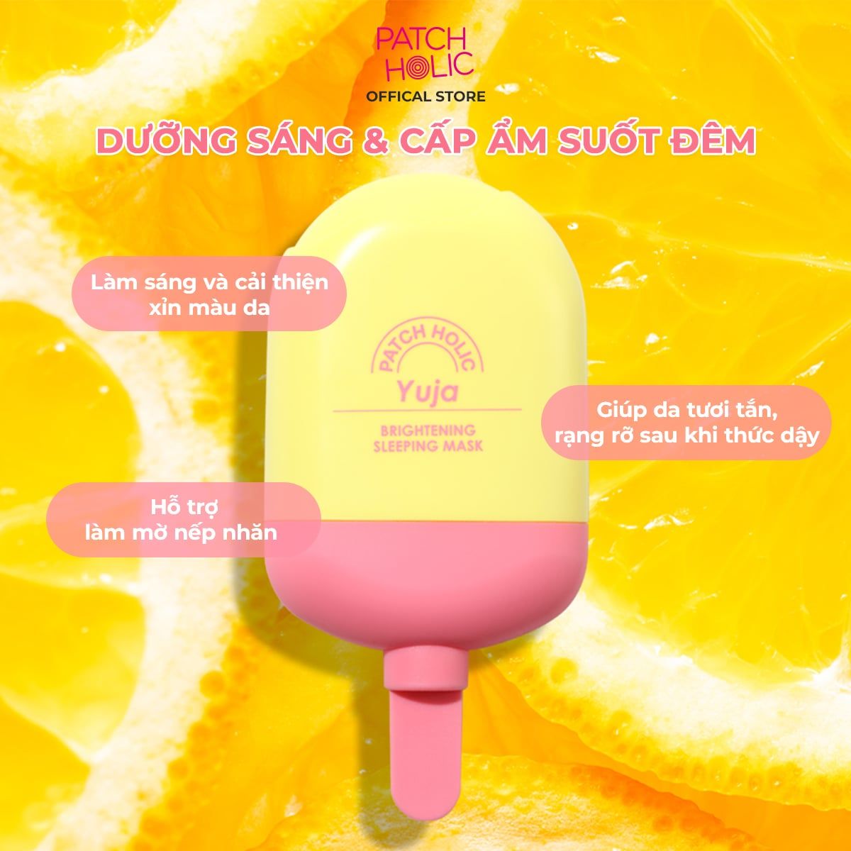  Mặt Nạ Ngủ Làm Sáng Da Patch Holic 