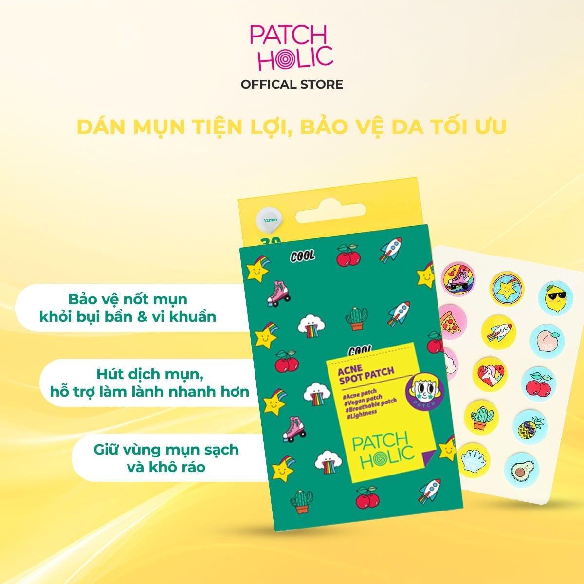  Miếng Dán Ngăn Ngừa Mụn Patch Holic 