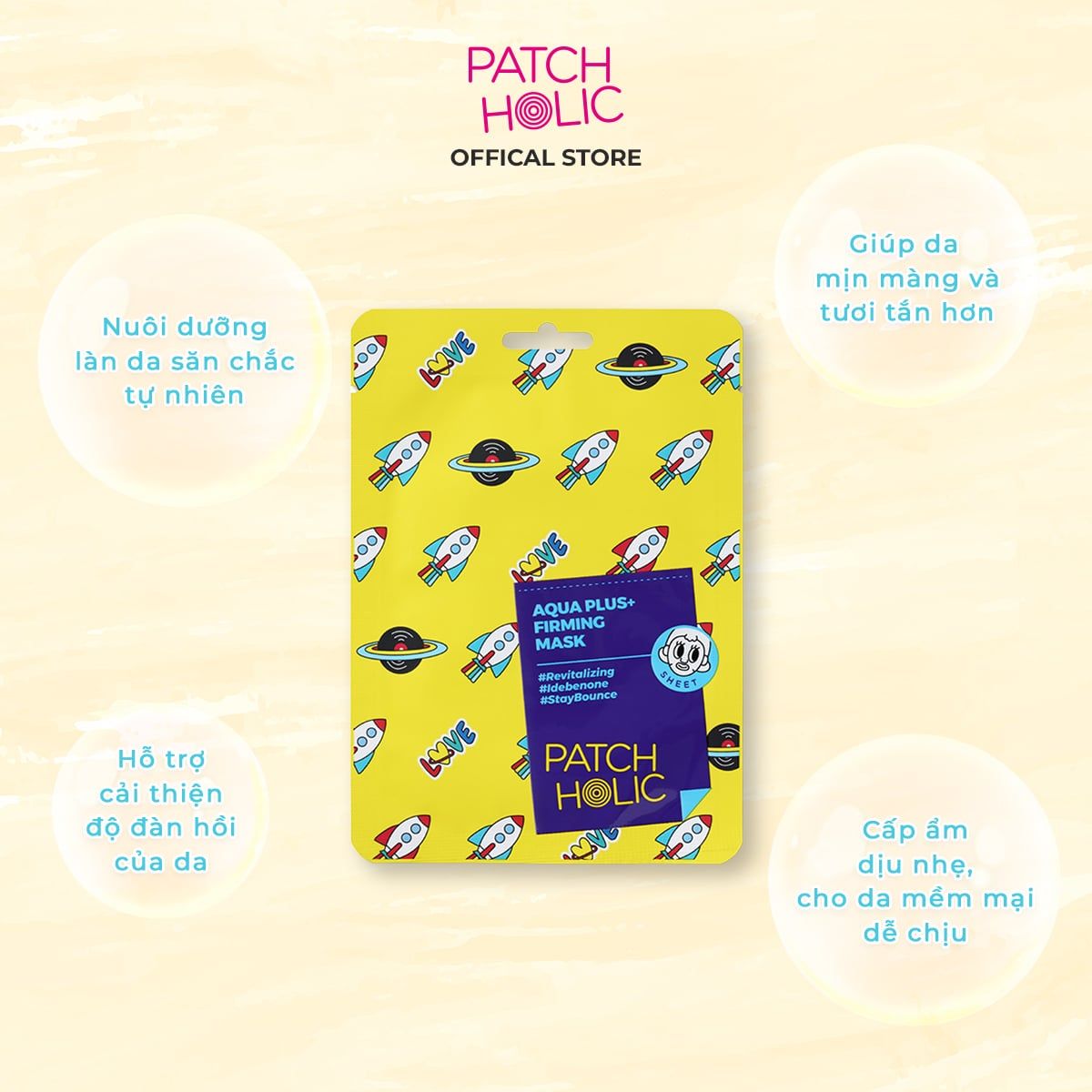  Mặt Nạ Cải Thiện Độ Đàn Hồi Và Làm Sáng Da Patch Holic 