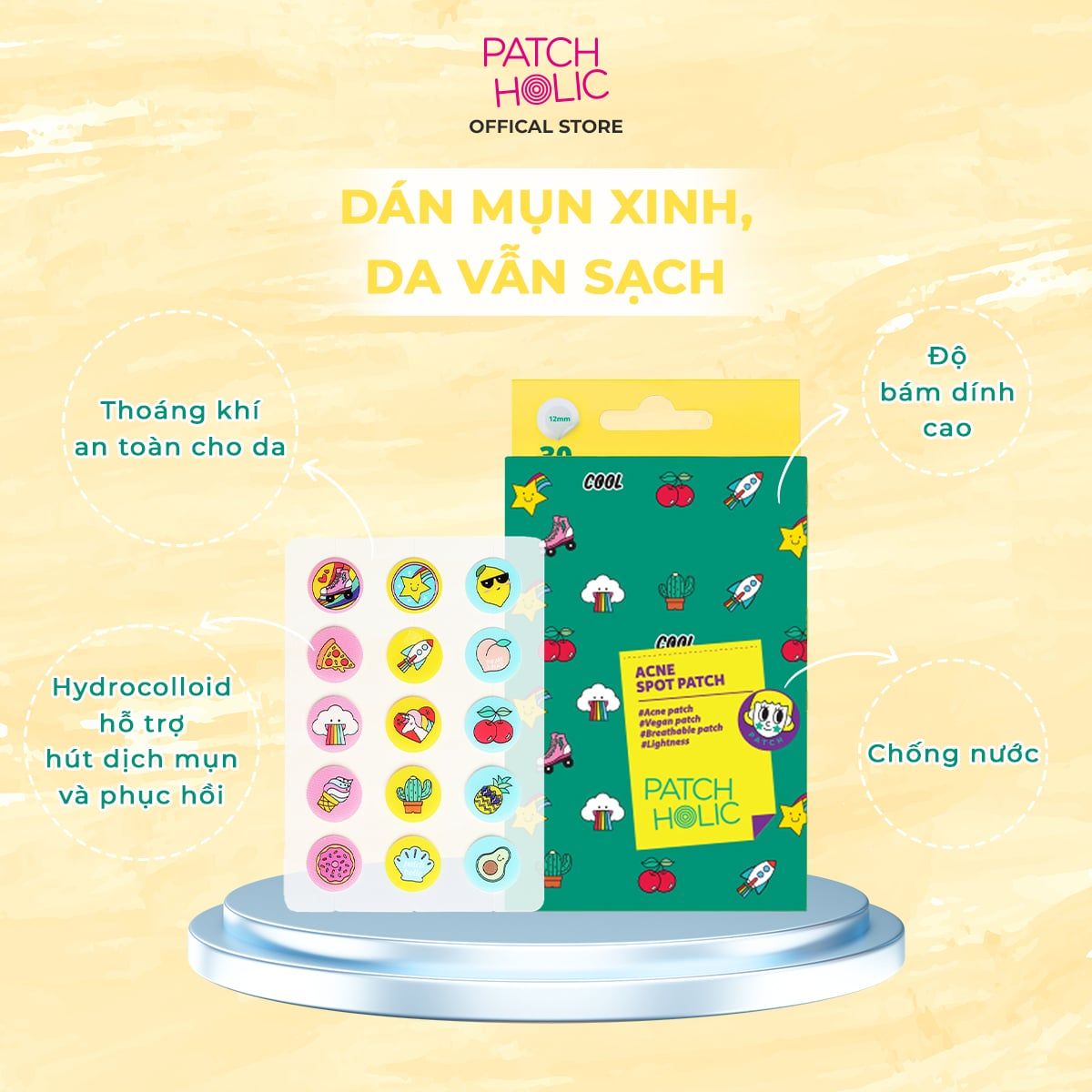  Miếng Dán Ngăn Ngừa Mụn Patch Holic 