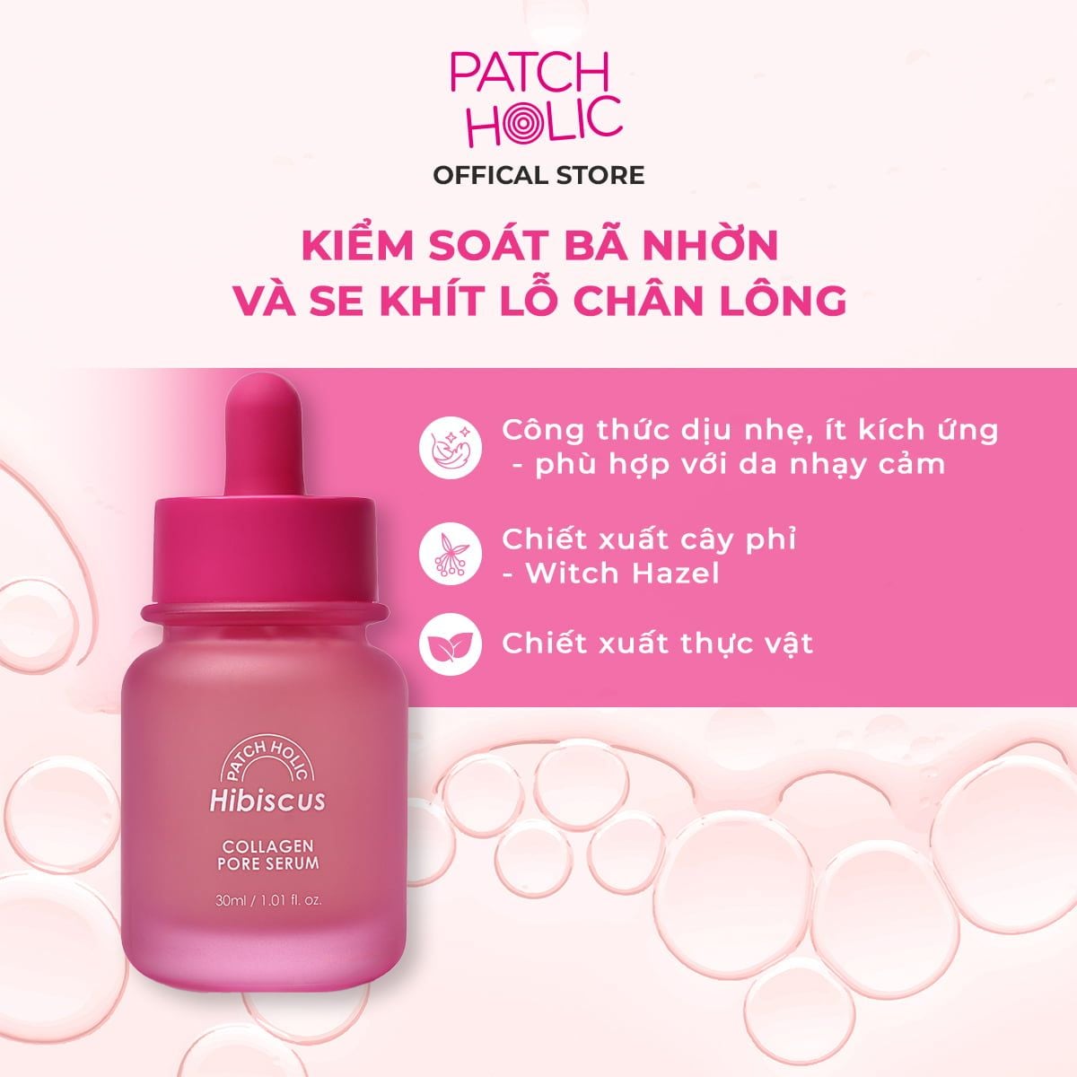  Serum Giảm Nếp Nhăn Và Se Nhỏ Lỗ Chân Lông Patch Holic 