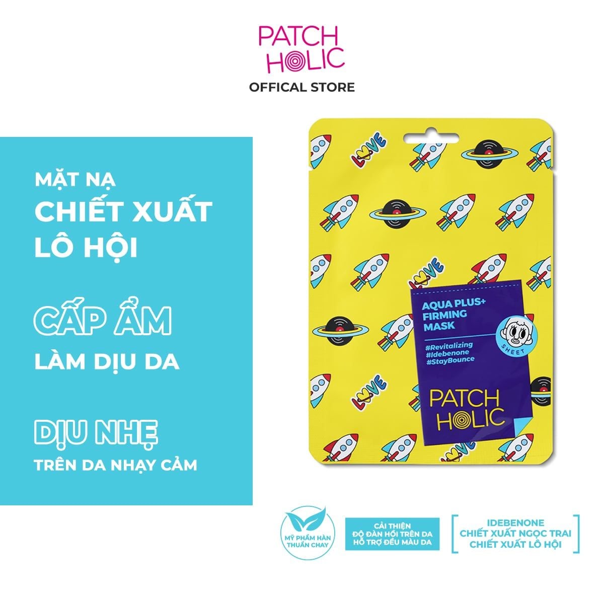  Mặt Nạ Cải Thiện Độ Đàn Hồi Và Làm Sáng Da Patch Holic 