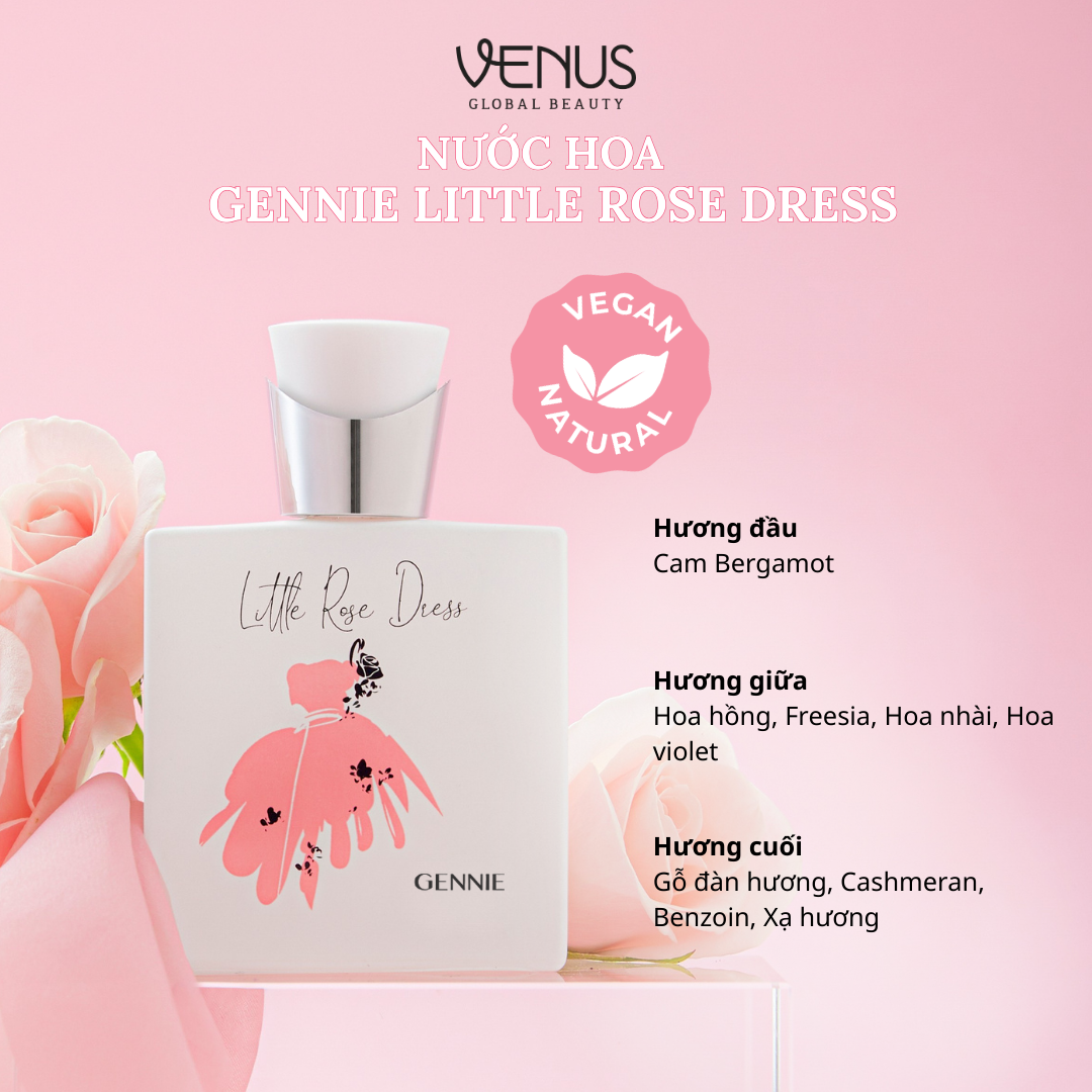  Nước hoa Nữ Gennie Little Rose Dress 50ml 
