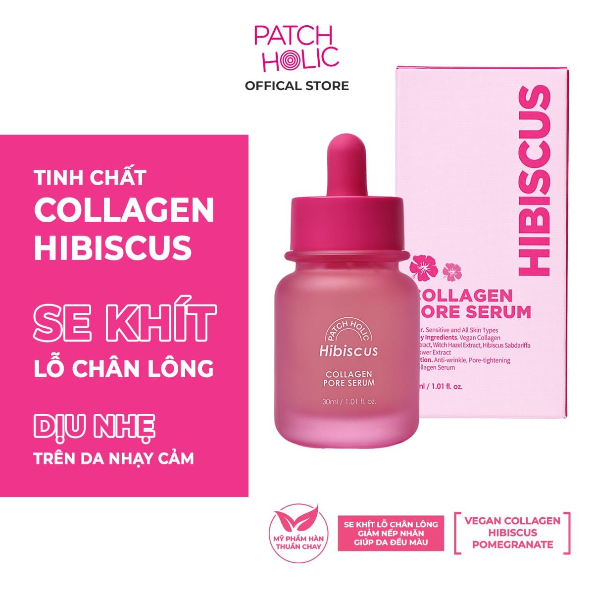  Serum Giảm Nếp Nhăn Và Se Nhỏ Lỗ Chân Lông Patch Holic 